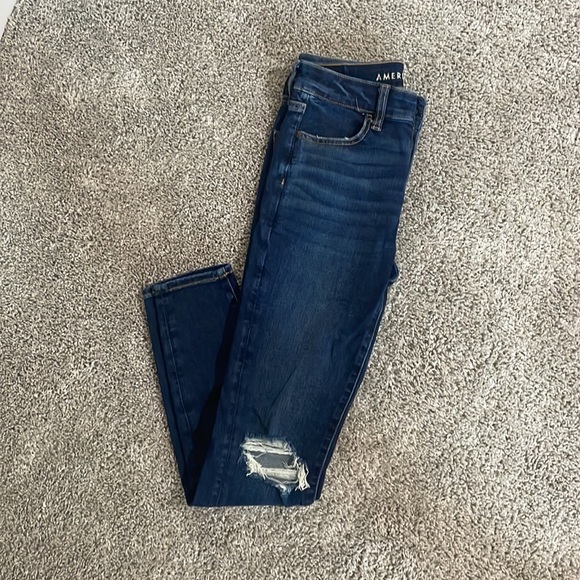 American eagle jeans, size 4 regular, next level stretch skinny jean - Picture 4 of 5